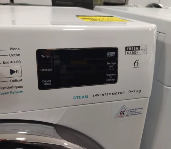 "Whirlpool", Kombinovana ves masina, 9/7kg, 1600rpm, Garancija 25 meseci, 7 godina obezbedjeni rezervni delovi i mogucnost servisiranja i posle isteka garancije, prevoz ukljucen u cenu - Slika 4