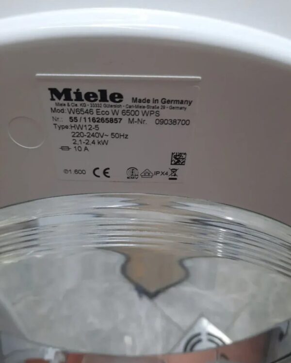 "Miele W6500", polovna ves masina, 7kg, 1600rpm, necujna u radu, zastita od guzvanja i curenja vode, garancija 6 meseci, moguc prevoz, uvoz DE - Slika 2