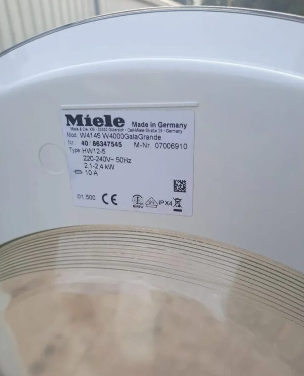 "Miele w4000 GalaGrande", polovna masina za ves, 6kg, 1500rpm, sace bubanj, LED osvetljenje, necujna u radu, garancija 6 meseci, moguc prevoz, uvoz DE - Slika 10