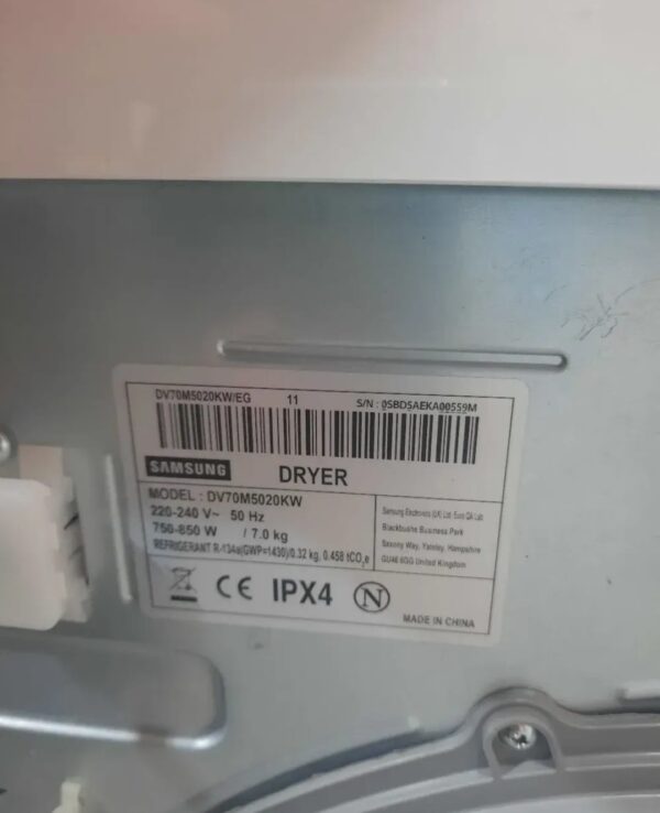 "Samsung", polovna masina za susenje vesa, 7kg, kondenzaciona sa toplotnom pumpom, LCD display, garancija 6 meseci, moguc prevoz - Slika 7