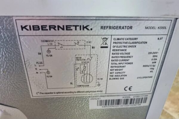"Kibernetik", polovni mini frizider, visina 50cm, sirina 43,5cm, dubina 47cm, garancija 6 meseci, moguc prevoz - Slika 9