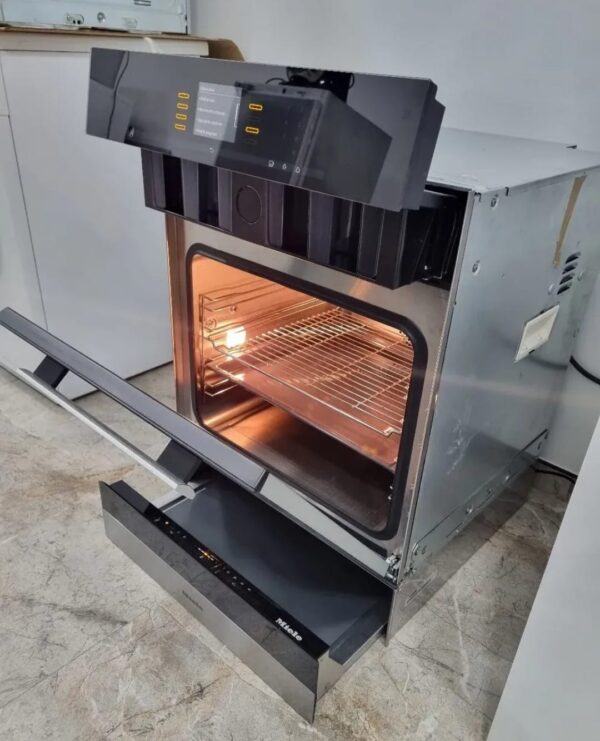 "Miele Dgc 6660", polovna ugradna kombinovana rerna sa grejnom fiokom, 77x55x58cm, garancija 6 meseci, moguc prevoz, uvoz CH - Slika 5