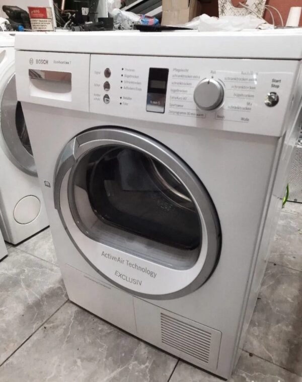 "Bosch EcoAvantixx 7", polovna masina za ves, kondenzaciona sa toplotnom pumpom, 7kg, zastita od guzvanja vesa, SelfCleaning, garancija 6 meseci, moguc prevoz