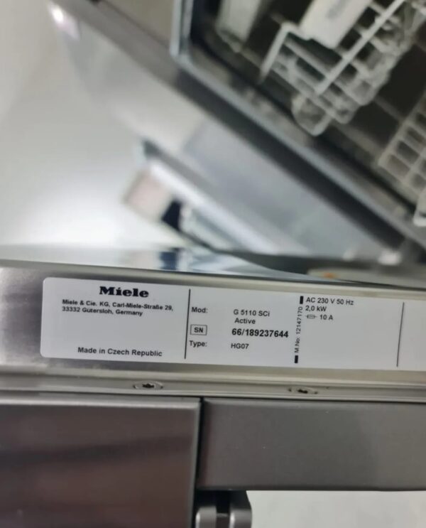 "Miele G5110 SCi", polovna ugradna masina za sudove, 2024. godiste, WaterProof sistem, odlozeni start, LED display, ChildLock, garancija 6 meseci, moguc prevoz - Slika 10